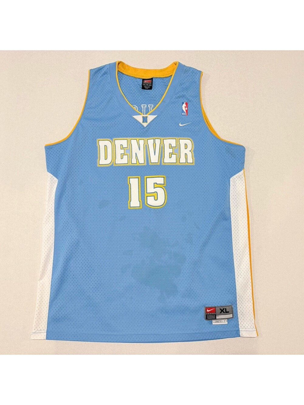 Vintage Denver Nuggets #15 Anthony Jersey Size XL Nike Men’s
